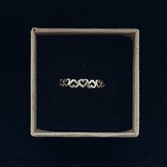 9ct Gold Hearts Ring