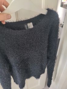 Super soft fluffy short jumper