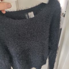 Super soft fluffy short jumper