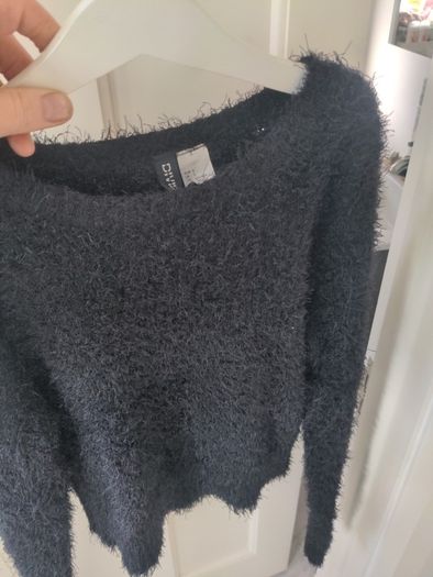 Super soft fluffy short jumper