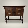 Charming Early 20th Century English Oak Chest of Drawers Image 4