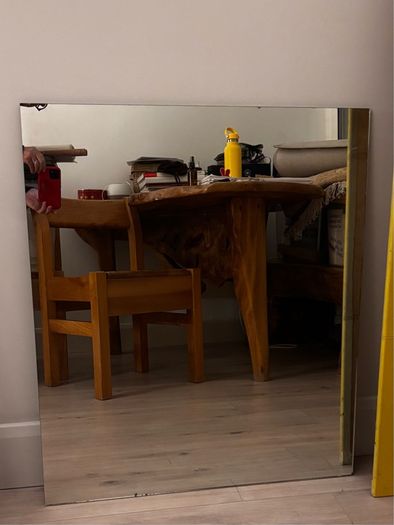 2 Square Mirrors 79cm x 79cm