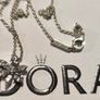 Pandora silver set necklace ring charm Image 2