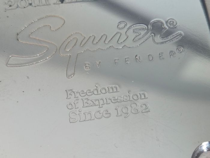 Squier 20th Anniversary Neck Plate