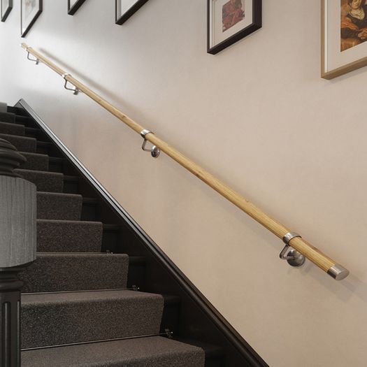 Oak Hand Rail Kit for Stairs