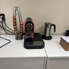 Nespresso machine plus accessories