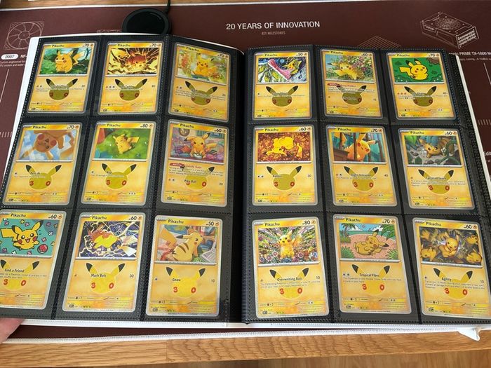 Pokemon 30th Celebrations Binder - Loaded with Cards