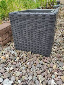 Rattan planters