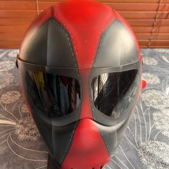 Custom Deadpool Helmet Hand Painted Collectors Piece