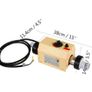 Swimming Pool Heater 2KW 220V SPA Electric Water Heater Pump 48mm 50mm Pool Equipment Water Heater Thermostat Image 6