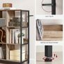 New 3 Tier Ladder Shelf Bookcase (Camel Brown) FREE P&P Image 4