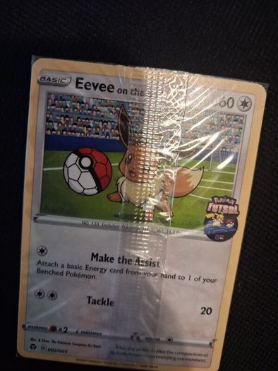 Pokemon Card : Eevee on the ball 002