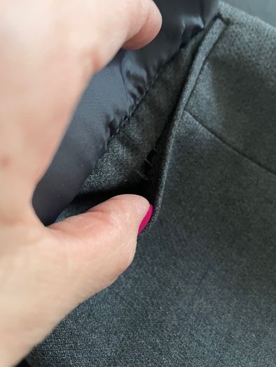 Navy Tailoring charcoal grey blazer, size 10
