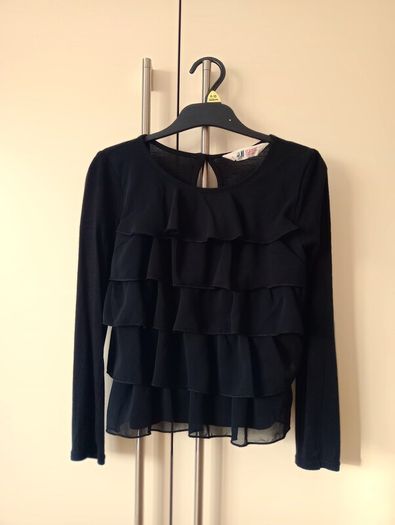 H&M  black blouse - Age 8-9 years