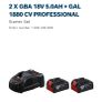 Bosch Professional Starter Set ( 2 x 5Ah Coolpack amp share battery's & 1 x 8amp fast charger ) Image 3