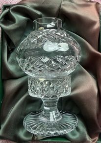 Rare 1980's Vintage Tyrone Crystal Foyle Tealight/Candle Holder
