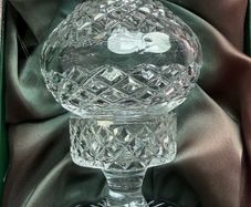 Rare 1980's Vintage Tyrone Crystal Foyle Tealight/Candle Holder
