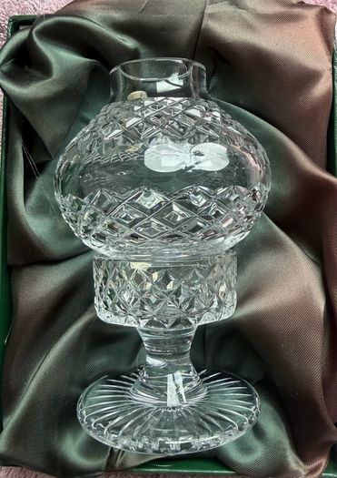 Rare 1980's Vintage Tyrone Crystal Foyle Tealight/Candle Holder