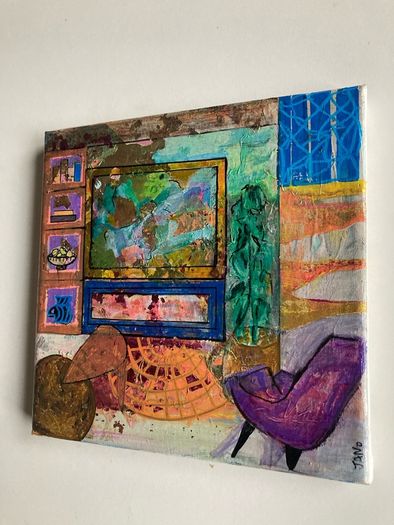 Original Painting Interior Design Art Irish Art Interiors style painting