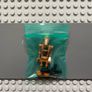 lego Star Wars sw0482 Battle Droid Commander minifigure- Dark Orange with Dot, Angled Arm and Straight Arm Image 3