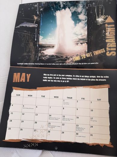 GUINNESS collectable calander