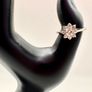 Vintage Marks & Spencer Sterling Silver Floral Cluster ring Image 3