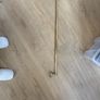 Antique brass effect bath towel rail, hand towel ring and glass holder. Image 3
