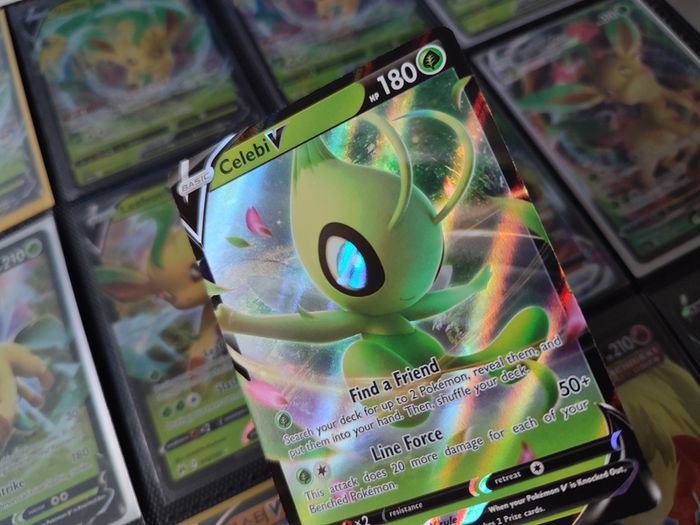 Celebi V ! Ultra Rare ! from Sword & Shield Set ! 2020 ! Pokemon Card !
