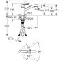 GROHE Start - Kitchen Sink Pull Out Dual Spray Mixer Tap Image 6