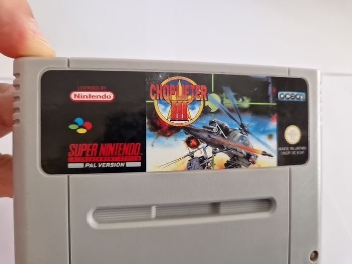 Choplifter III 3 Snes Super Nintendo Arcade Retro Games Original