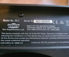 Vox VX 1 Guitar Amp