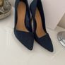 Next Navy Shoes Stillettoes Image 2