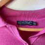 Castle of Ireland Pink Fine Knit Polo Sweater Jumper Size UK14 Image 4