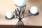 Beautiful Cast Iron Candle Holder with 3 candles
