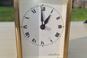 Brass carriage mantel clock by Seth Thomas