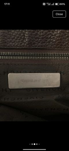 Stunning Givenchy French Couture Men's Leather Messenger Laptop Bag