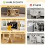 Learning Tower for Children, Foldable Montessori Learning Tower, 3 in 1 Learning Stool with Blackboard, Montessori Kitchen Helper Learning Tower from 18 Months (Wood) Image 7