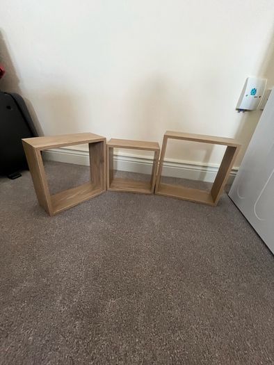 Trio of shelves
