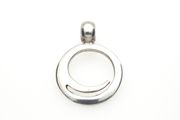 Vintage 925 Sterling Silver Geometric Modernist Pendant