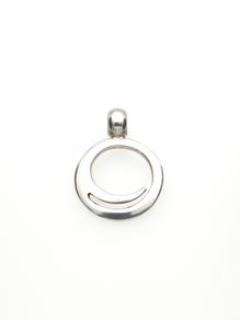 Vintage 925 Sterling Silver Geometric Modernist Pendant