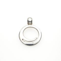 Vintage 925 Sterling Silver Geometric Modernist Pendant