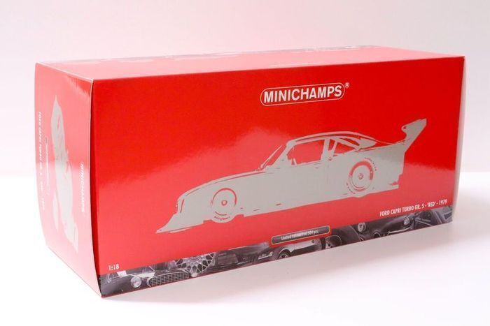 Ford Capri Turbo Size 5 Red 1979 - Minichamps - 1/18 - NEW in BOX