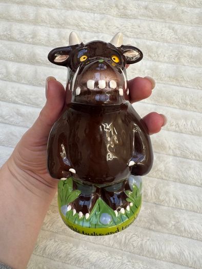Gruffalo Money Box with chocolate coins Damaged Box Chocolate expired AUG 2015 Please see photos