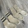 Natural 100% sheep wool socks Unisex Hand Knitted Image 2