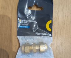 Flomasta straight compression coupler 10mm