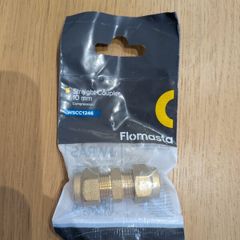 Flomasta straight compression coupler 10mm