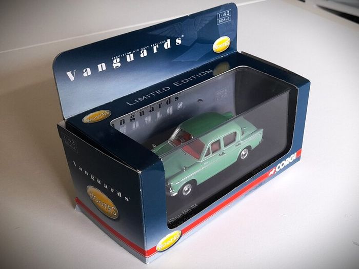 Diecast Model Hillman Minx Series IIIA Glade Green - Collectable Vanguards 1:43