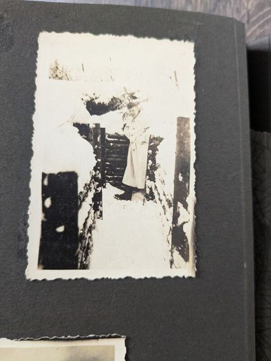 German Military Infantry Regiment Soldier Photo Album with Third Reich Nazi Eagle World War 2