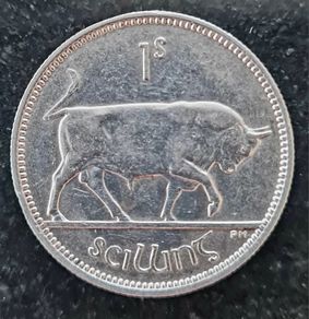 Ireland 1941 Silver Shilling Coin