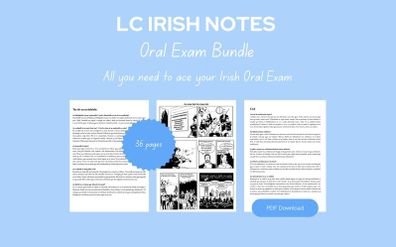 Leaving Cert Irish Oral Exam Notes